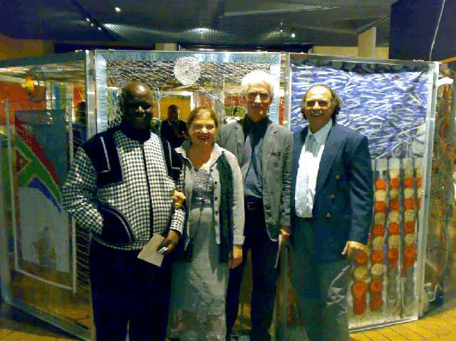 Ausstellungseröffnung Pretoria: die Künstler